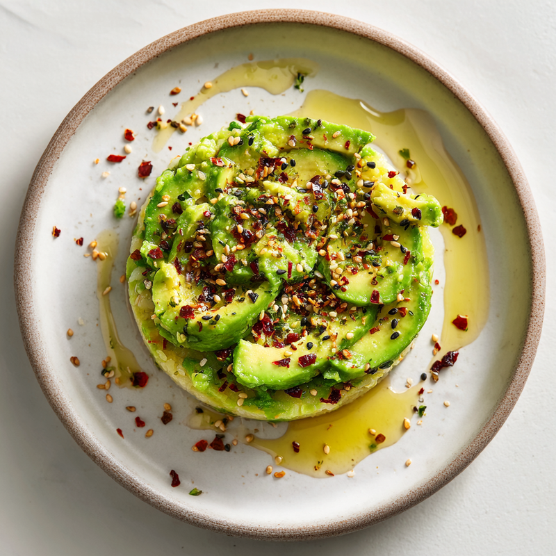 Avocado Smash Protein Rice Cake